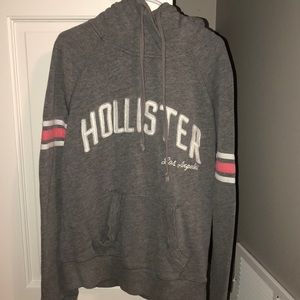 Hollister grey hoodie